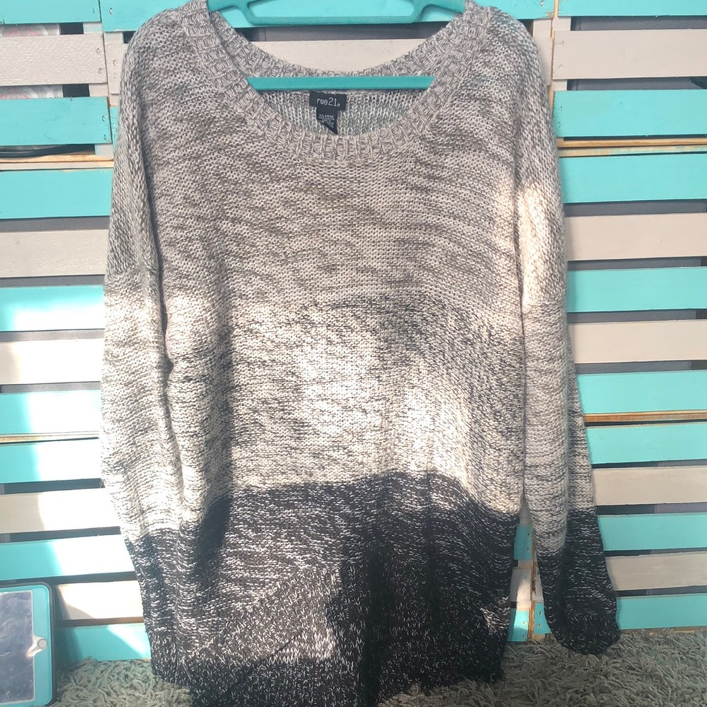 Gray sweater